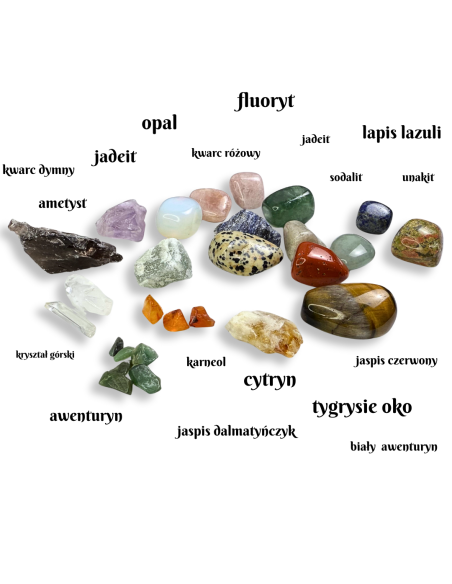 Kalendarz Adwentowy Magiczne Odliczanie z Tarotem 24 Produkty Kamienie