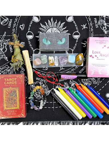 MAGICZNY KALENDARZ ADWENTOWY Tarot Kamienie Świece