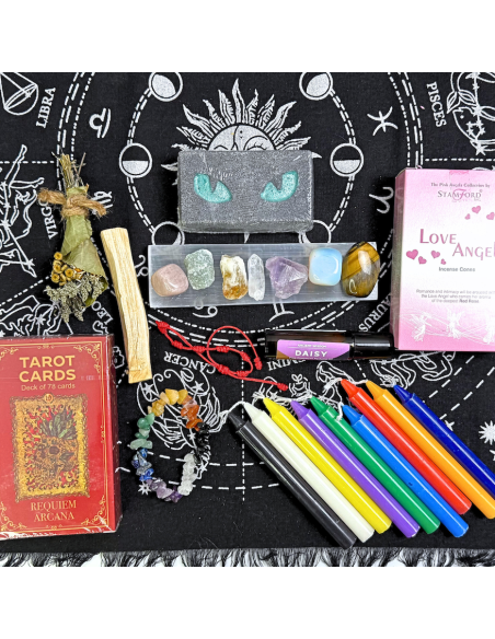 MAGICZNY KALENDARZ ADWENTOWY Tarot Kamienie Świece