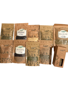 Zdrowy Zestaw Prezentowy Ziołowy Spokój i Zdrowie - Naturalne Zioła, Przyprawy i Herbatka 2