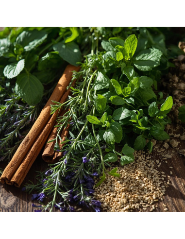 Zdrowy Zestaw Prezentowy Ziołowy Spokój i Zdrowie - Naturalne Zioła, Przyprawy i Herbatka