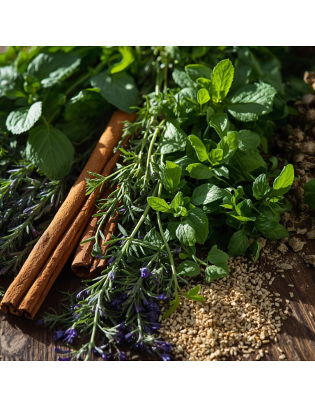 Zdrowy Zestaw Prezentowy Ziołowy Spokój i Zdrowie - Naturalne Zioła, Przyprawy i Herbatka