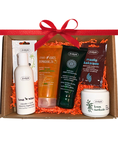 Zestaw Prezentowy ZIAJA - Pielęgnacja Twarzy i Ciała - Odżywienie, Nawilżenie, Regeneracja