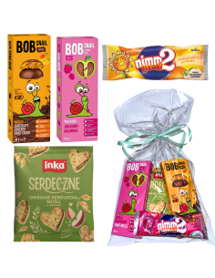 Zdrowsza Słodka Paczka Prezentowa dla Dziecka Woreczek