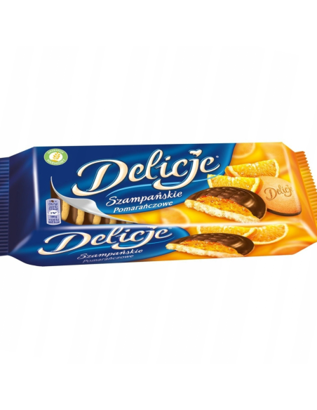 Delicje Szampańskie Pomarańczowe 147g