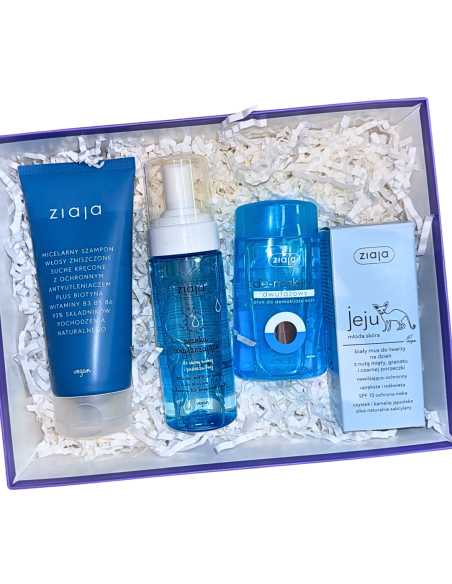 Zestaw Prezentowy Blue Box Delikatna Naturalna Pielęgnacja dla Niej
