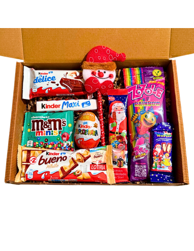 Świąteczny Upominek Słodki Box - Kinder & Czekoladowe Przysmaki