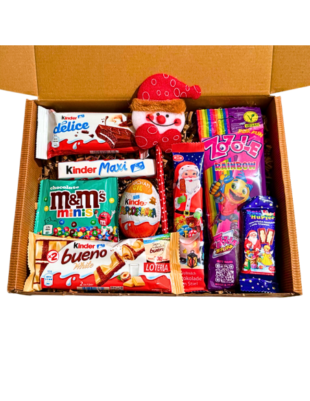 Świąteczny Upominek Słodki Box - Kinder & Czekoladowe Przysmaki