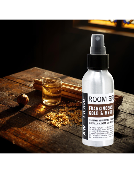 Room Spray Zapach do Pomieszczeń Złoto, Kadzidło i Mirra 100 ml