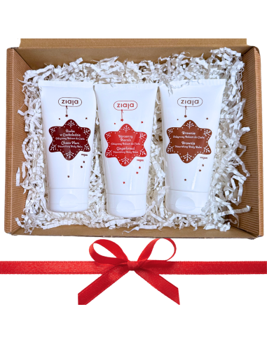 Zestaw Prezentowy ZIAJA Winter Glow 5. Trójca Odżywienia 3 Balsamy do Ciała