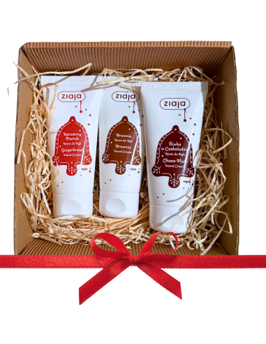 Zestaw Prezentowy ZIAJA Winter Glow 6. Urocze Dłonie 3 Kremy do Rąk