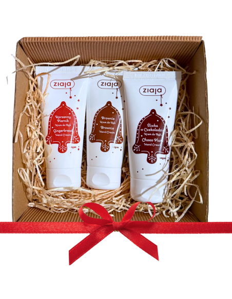 Zestaw Prezentowy ZIAJA Winter Glow 6. Urocze Dłonie 3 Kremy do Rąk