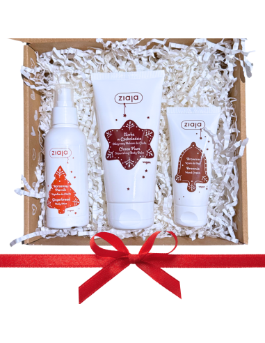 Zestaw Prezentowy ZIAJA Winter Glow 1.  Zimowy Mix Ukojenia Kosmetyki Nawilżające