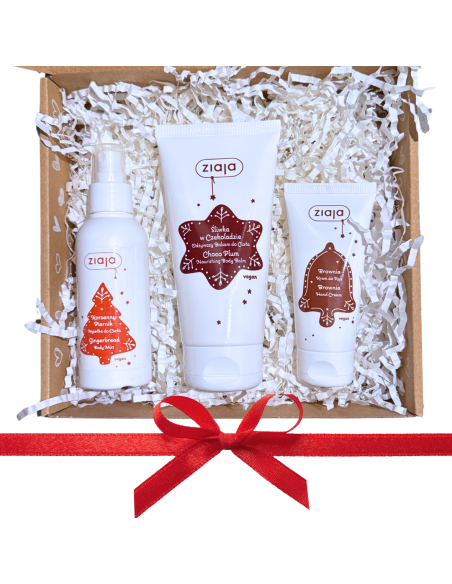 Zestaw Prezentowy ZIAJA Winter Glow 1.  Zimowy Mix Ukojenia Kosmetyki Nawilżające