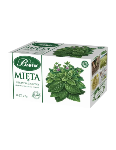 BIFIX Herbata Ziołowa Mięta 20 torebek
