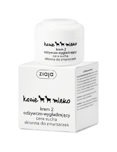 ZIAJA Krem Do Twarzy Kozie Mleko 2 Odżywczo-Wygładzający  50ml