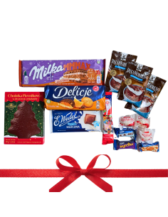 Kosz Prezentowy Czekoladowe Święta - Piernik i Klasyka 2