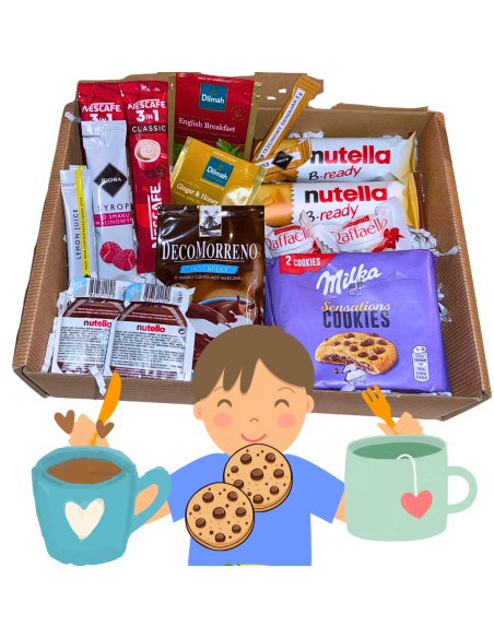 Zestaw Prezentowy Słodkie Śniadanie Box - Poranek Pełen Uśmiechów