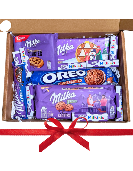 Zestaw Prezentowy Milka Świąteczna Słodycz Oreo Gingerbread