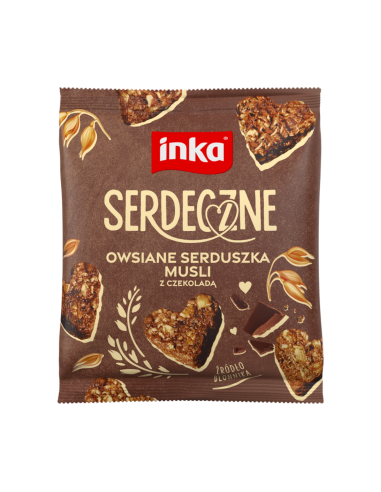 INKA Serduszka Ciastka Czekolada 50g
