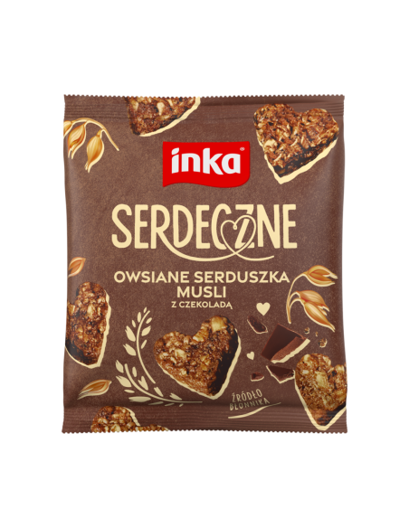 INKA Serduszka Ciastka Czekolada 50g