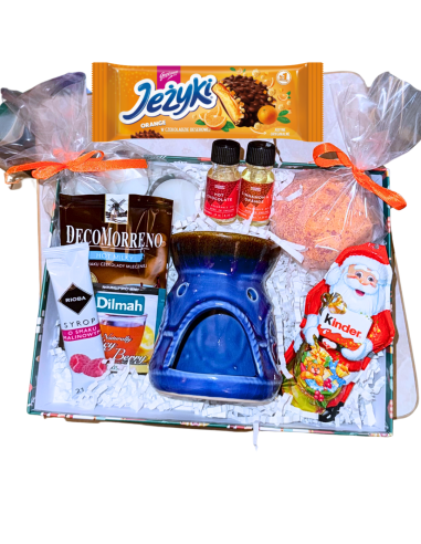 Zestaw Prezentowy Przyjemny Zimowy Wieczór - Pomarańcza w Czekoladzie