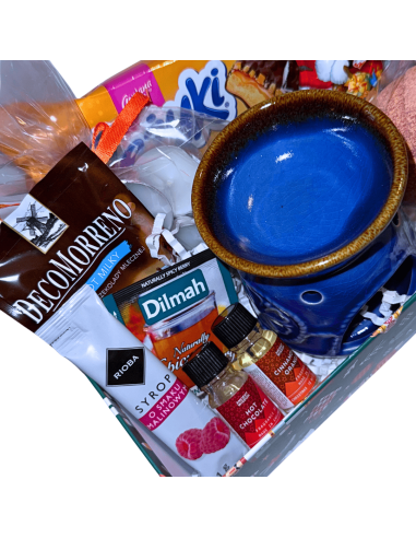 Kosz Prezentowy Przyjemny Zimowy Wieczór - Pomarańcza w Czekoladzie