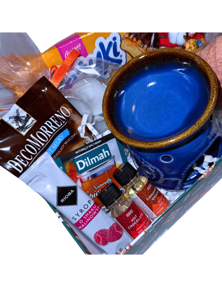 Kosz Prezentowy Przyjemny Zimowy Wieczór - Pomarańcza w Czekoladzie