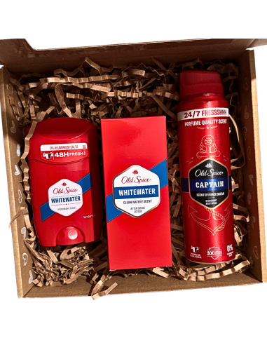 OLD SPICE Whitewater - Zestaw Męski Dezodorant + Antyperspirant + Woda po Goleniu