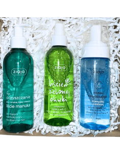 Zestaw Prezentowy ZIAJA - Oczyszczanie i Odświeżenie Twarzy Liście Natury
