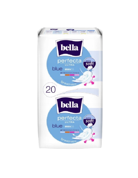 BELLA Podpaski Perfecta Ultra Blue 20szt