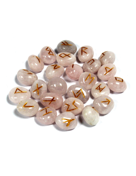 RUNY Alfabet Runiczny - Różowy Kwarc