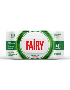 FAIRY Power Wipes Chusteczki Nawilżane do Czyszczenia 100szt