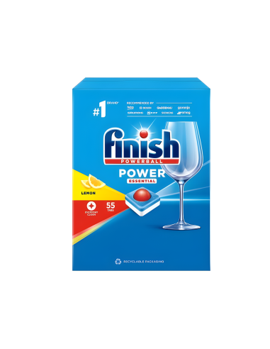 FINISH Power Essential Tabletki do Zmywarki Lemon 55szt