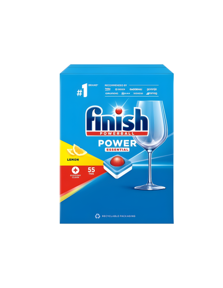 FINISH Power Essential Tabletki do Zmywarki Lemon 55szt