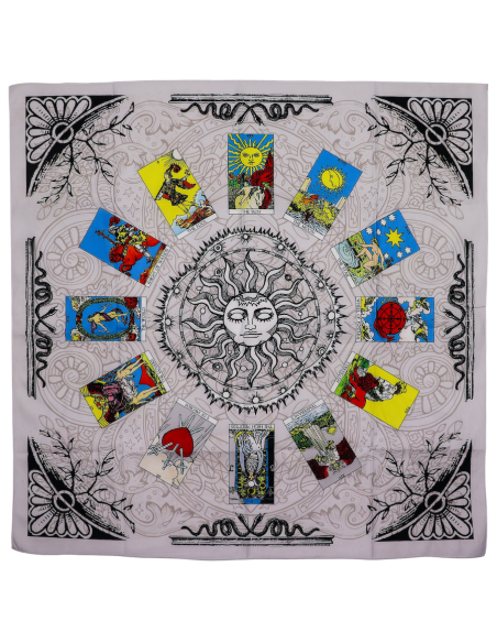 Tkanina do Czytania Tarota - Drzewo Życia (75x75 cm)