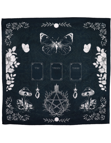 Tkanina do Czytania Tarota - Starożytna Czarownica (75x75 cm)