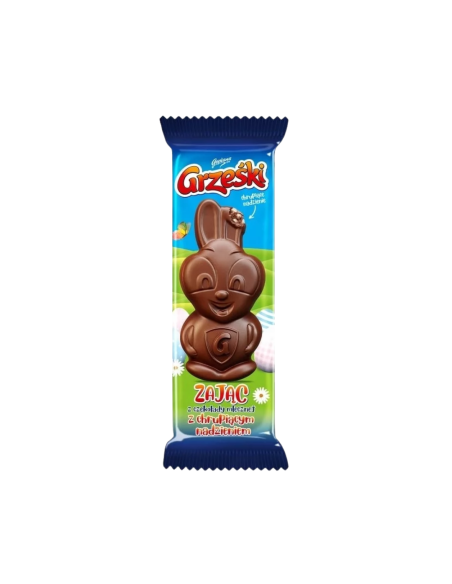 Grześki Czekoladowy Zając z Chrupiącym Nadzieniem 29g