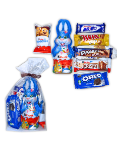 Duża Paczka Wielkanocna Kinder Zając Zestaw Słodyczy Prezent dla Dziecka