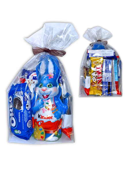 Duża Paczka Wielkanocna Kinder Zając Zestaw Słodyczy Prezent dla Dziecka