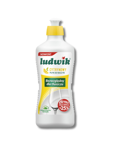 LUDWIK Płyn do Naczyń Cytryna 900g
