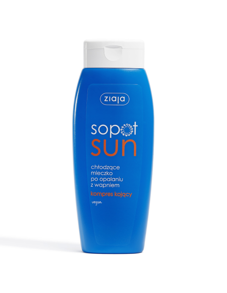 ZIAJA Sopot Sun Chłodzące Mleczko po Opalaniu z Wapniem 200 ml Regenerujące Wegańskie