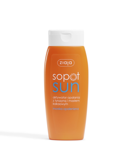 ZIAJA Sopot Sun Aktywator Opalania z Tyrozyną i Masłem Kakaowym 150ml