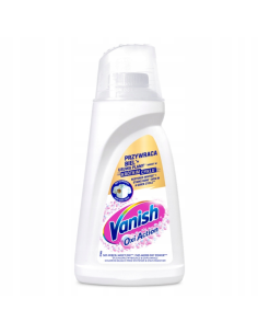 VANISH Oxi Action White Żel Odplamiacz do Białych Tkanin 1L