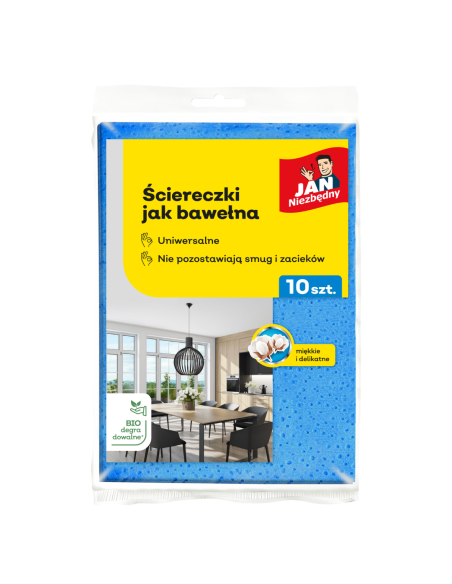 JAN NIEZBĘDNY Ściereczki jak Bawełna 10 sztuk