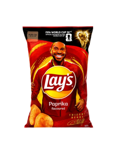 LAY'S Papryka Chipsy Ziemniaczane 130g
