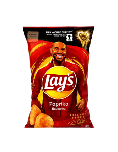 LAY'S Papryka Chipsy Ziemniaczane 130g