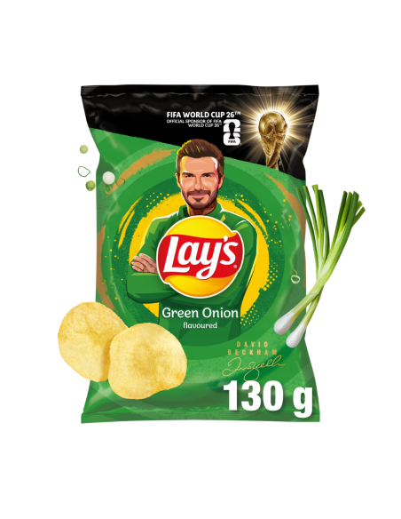 LAY'S Zielona Cebulka Chipsy Ziemniaczane 130g