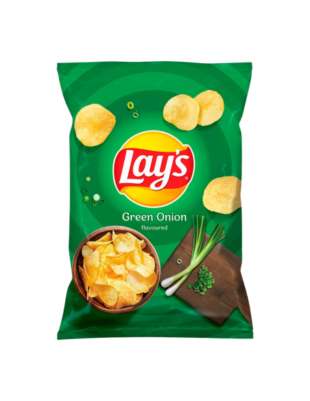 LAY'S Zielona Cebulka Chipsy Ziemniaczane 130g