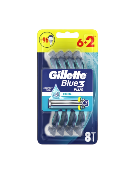 GILLETTE Blue3 Cool Jednorazowe Maszynki do Golenia 8 szt